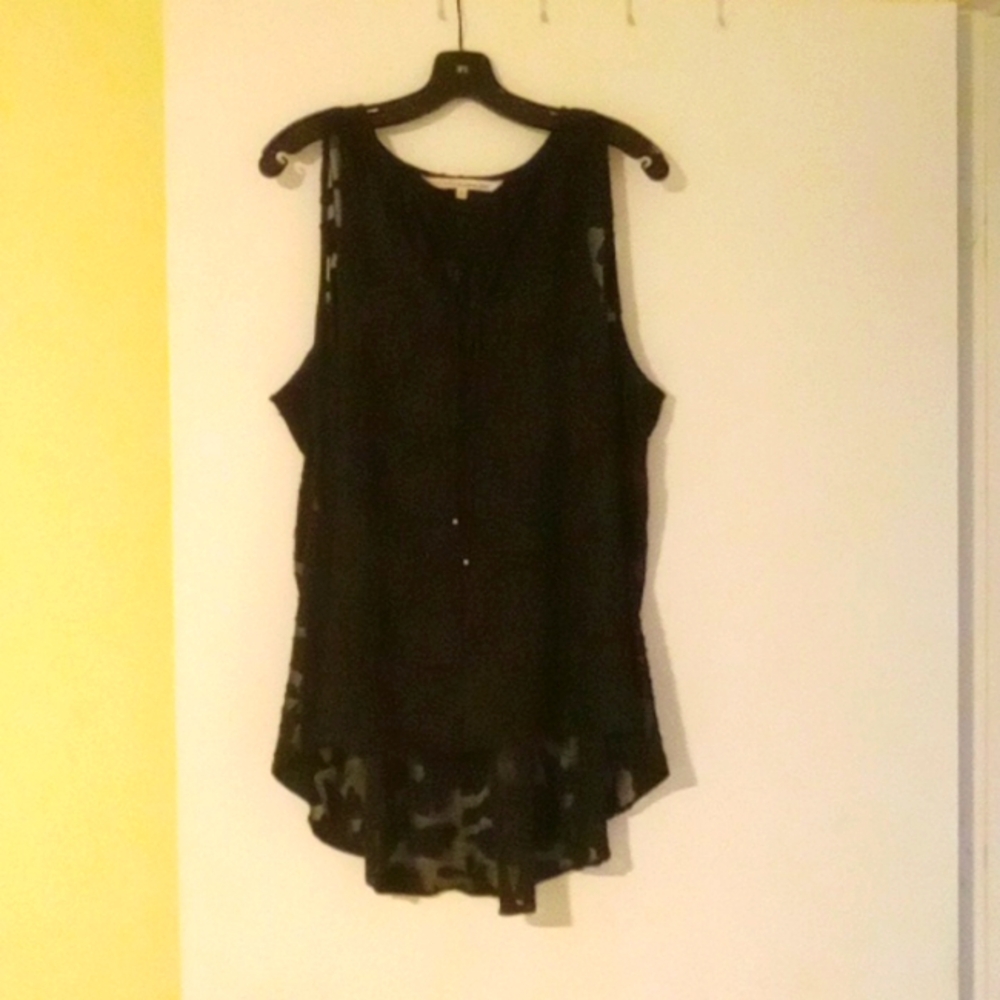 Women's Black Boutique plus size XL top Rachel Roy